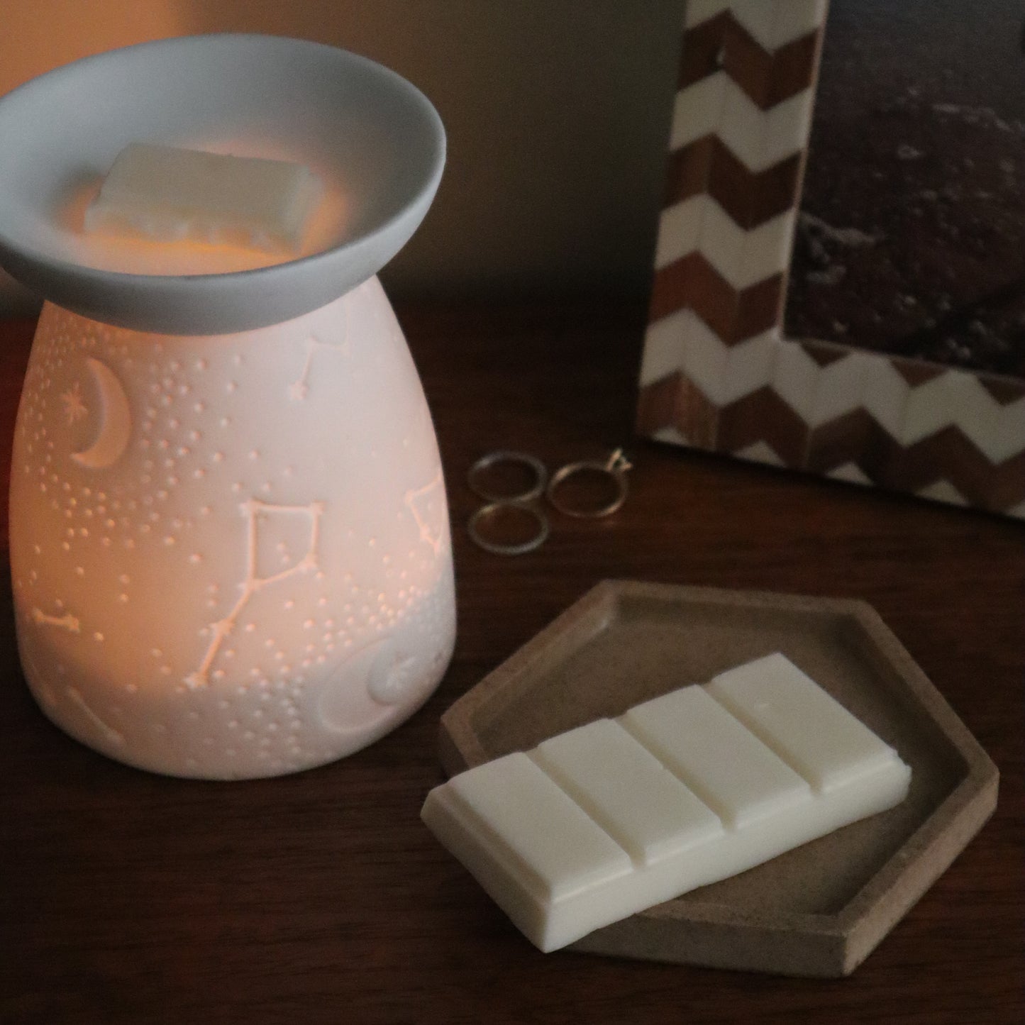 Celestial Glowing Wax Burner
