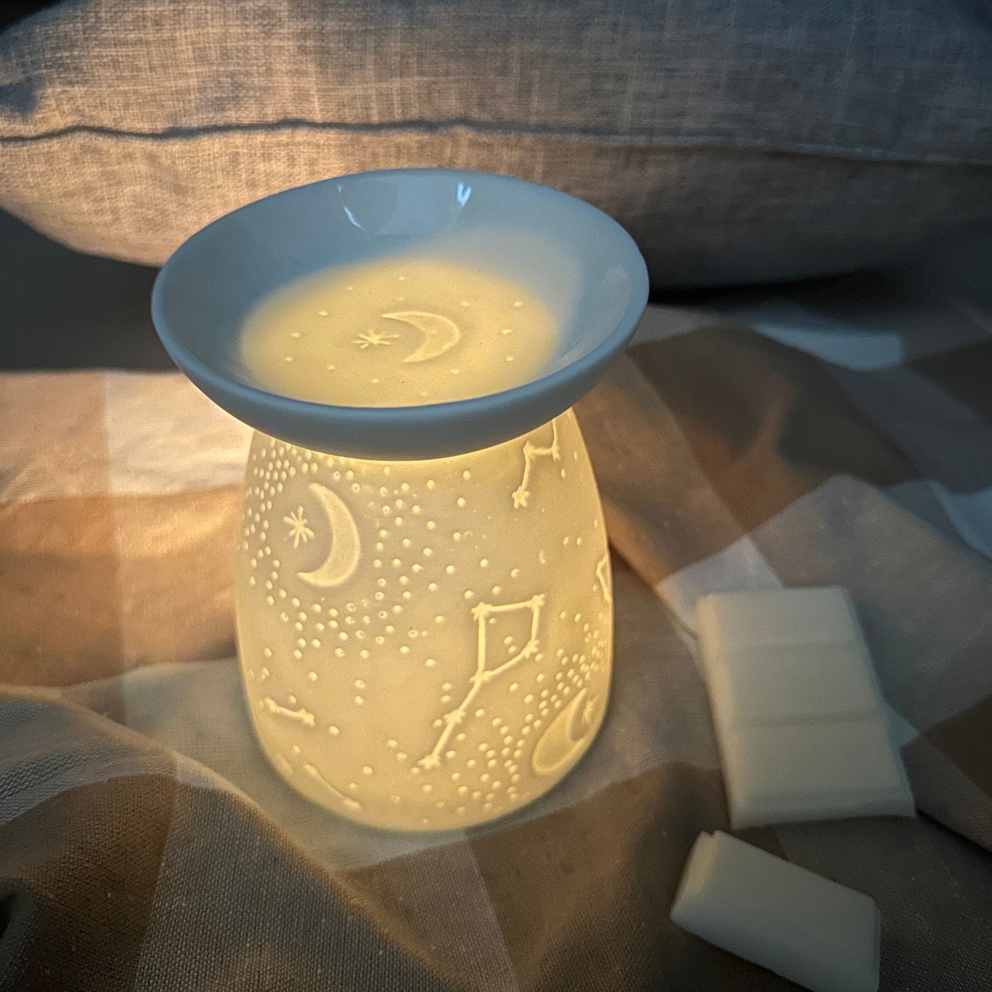 Celestial Glowing Wax Burner