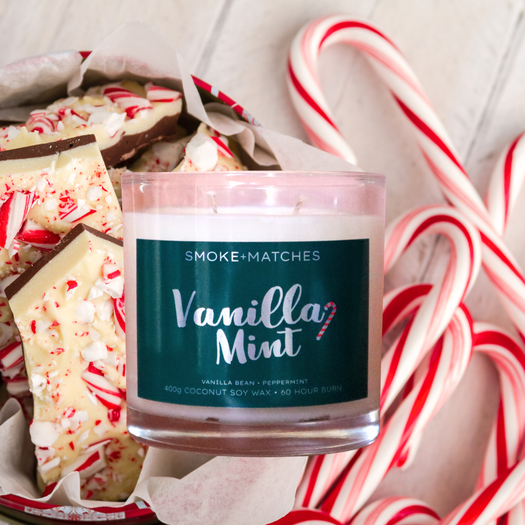 Vanilla Mint- 400g Candle