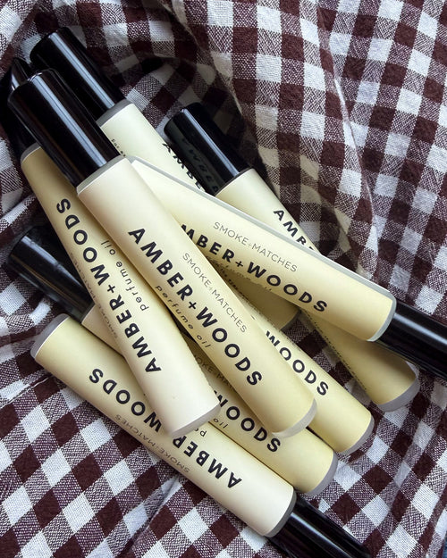 Amber + Woods / Rollerball Perfume Oil 10ml