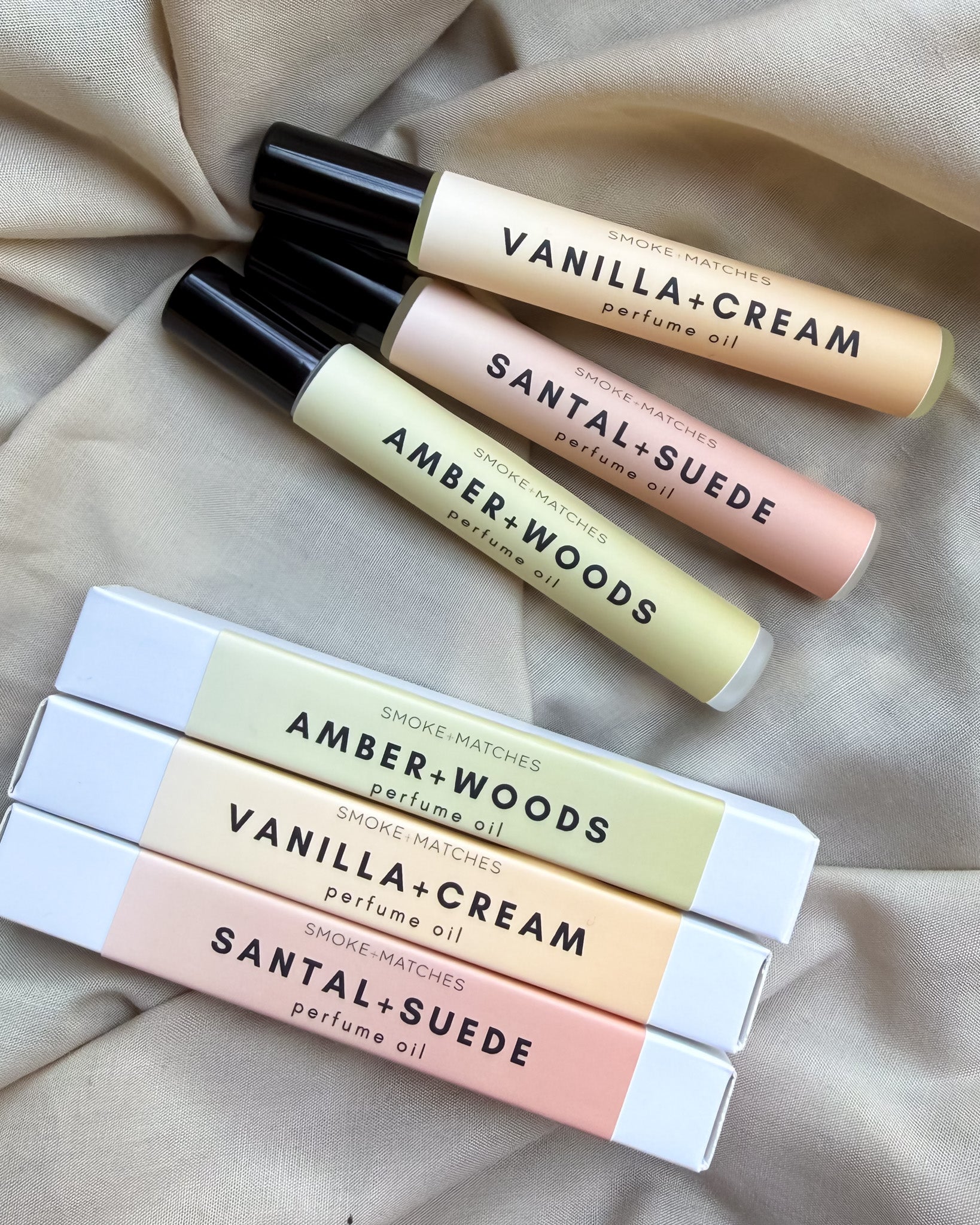 Amber + Woods / Rollerball Perfume Oil 10ml