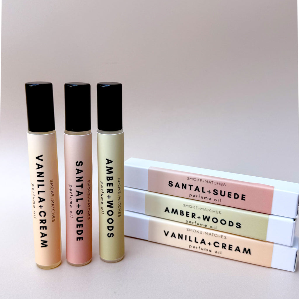 Amber + Woods / Rollerball Perfume Oil 10ml