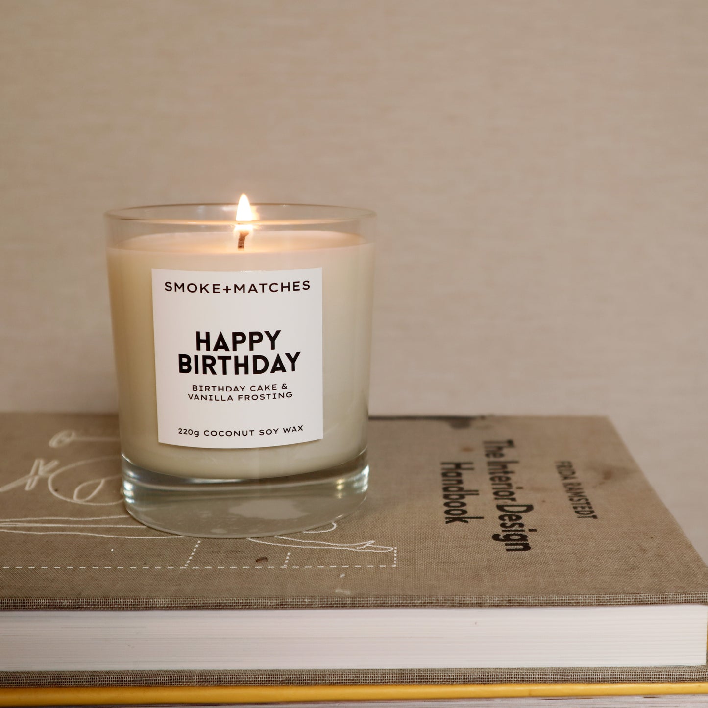 Happy Birthday - 220g Candle